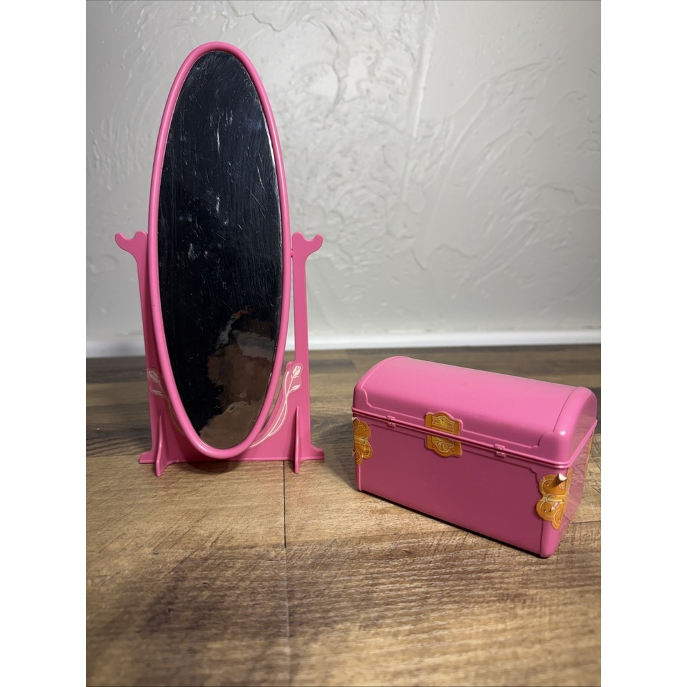Super Star Barbie Movietime Prop Shop Playset PARTS MIRROR &‎ TRUNK ONLY 1988